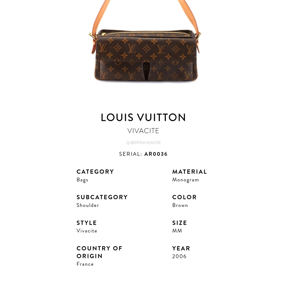 Louis Vuitton Brown Monogram Shoulder Bag